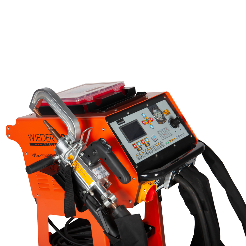 WDK-9900/C Многофункциональный споттер для односторонней и двусторонней точечной сварки, 380В, 27кВА
