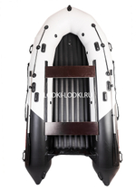 Хантер 380 ПРО белый-черный (лодка ПВХ под мотор НДНД)