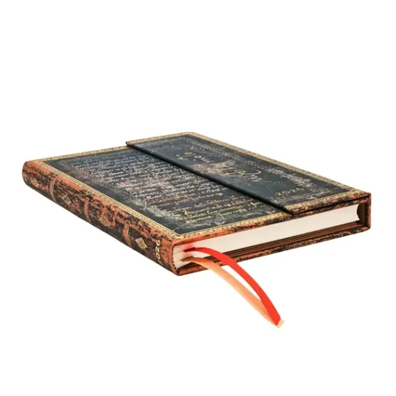 Bloknot \ Блокнот \ Notebook  2026 DP 12 / Michelangelo, Handwriting / Midi / Verso