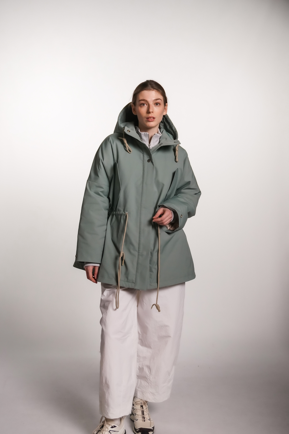 Парка утепленная, "Мята"