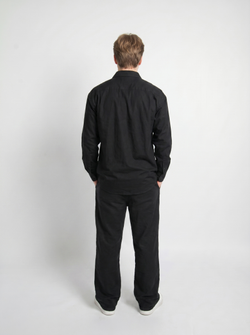 Брюки мужские "Летний ветер", цвет черный