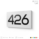 Номер на дверь 426, табличка на дверь для офиса, квартиры, кабинета, аудитории, склада, белая 120х70 мм, Айдентика Технолоджи