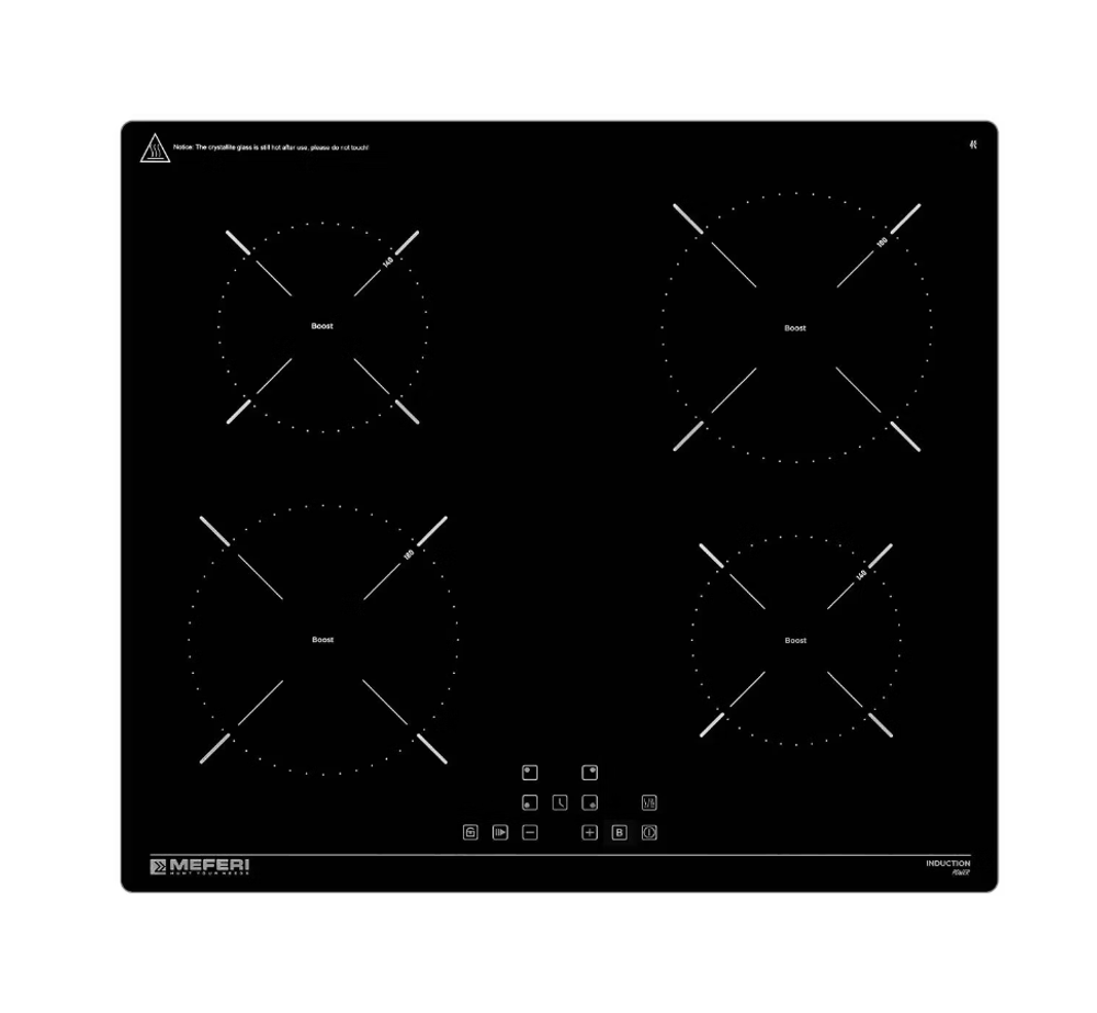 Встраиваемая индукционная панель MEFERI MIH604BK POWER (h)