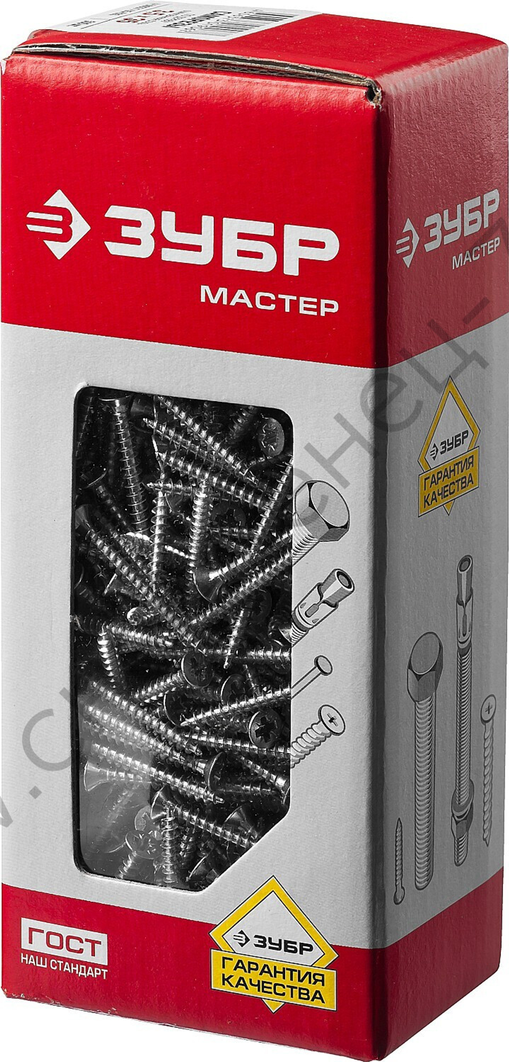 ЗУБР СУ-Б 35 x 3.5 мм, белый цинк, универсальный саморез, 500 шт (4-300371-35-035)