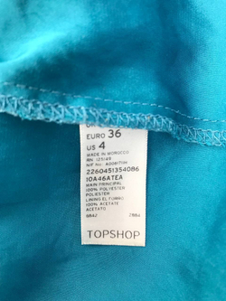 Сарафан Topshop синий 42 размер