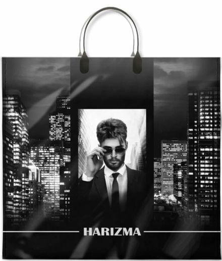 Пакеты с пластиковыми ручками "Харизма" 38х35+10см 90мкм (10/100шт)