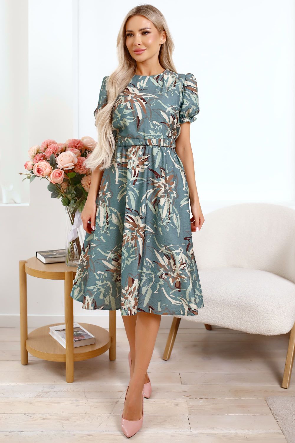 Платье Оливия (зеленое) П15936-45М LT Collection