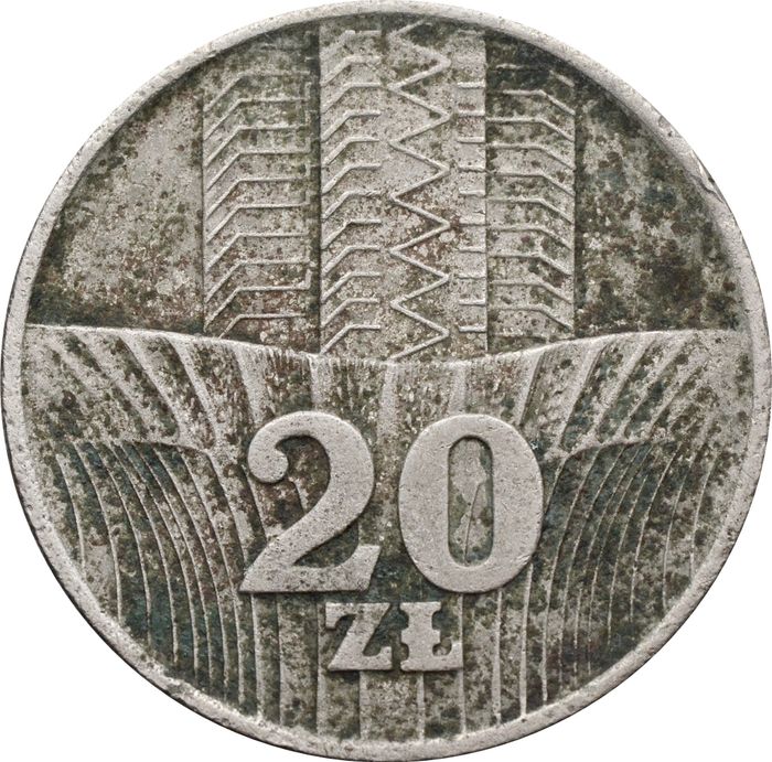 20 злотых 1973 Польша
