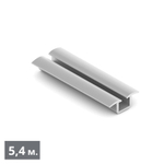 СТАНДАРТ Направляющая нижняя однополозная врезная (5,40 м) хром матовый (AL) (AS0690) Aristo