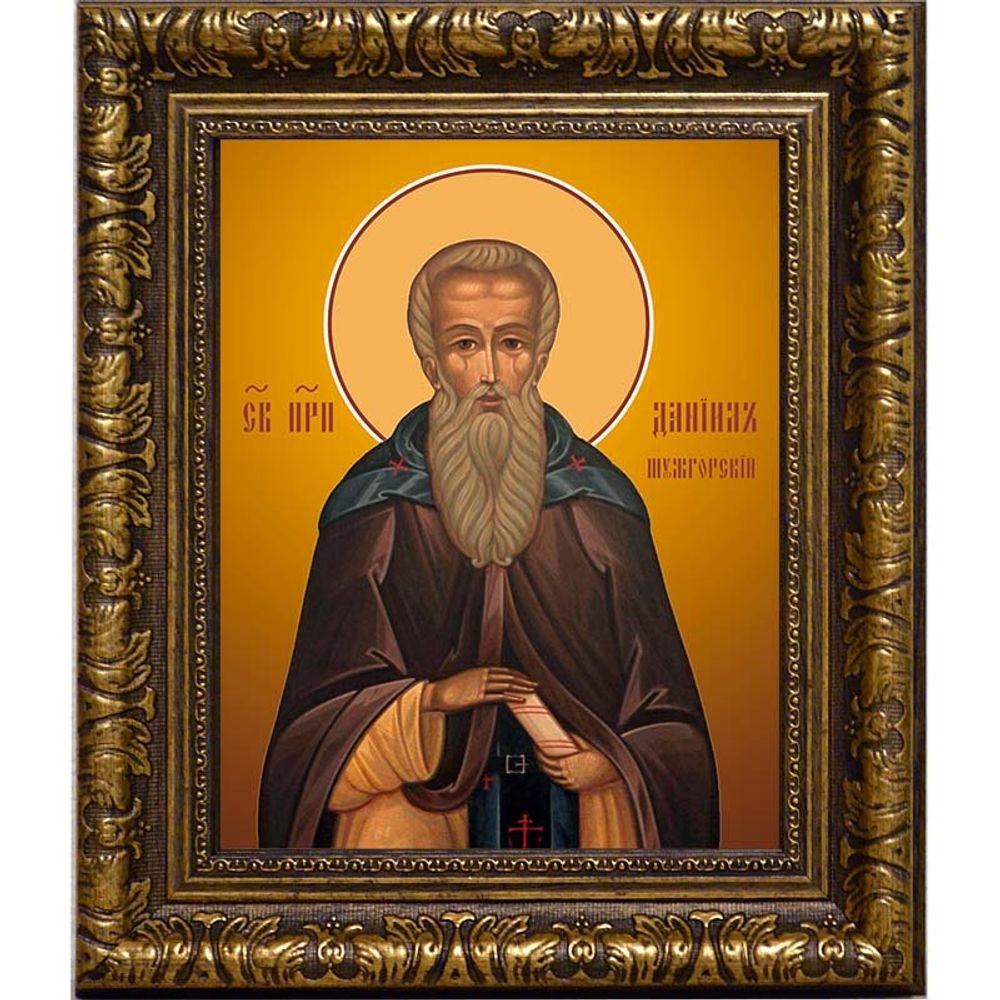 Даниил Шужгорский преподобный. Икона на холсте.