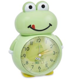 GAEM Art CL-06/3 Будильник «Лягушка» салатовый