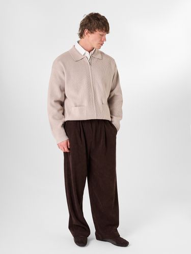 Бежевый джемпер на молнии LAINE