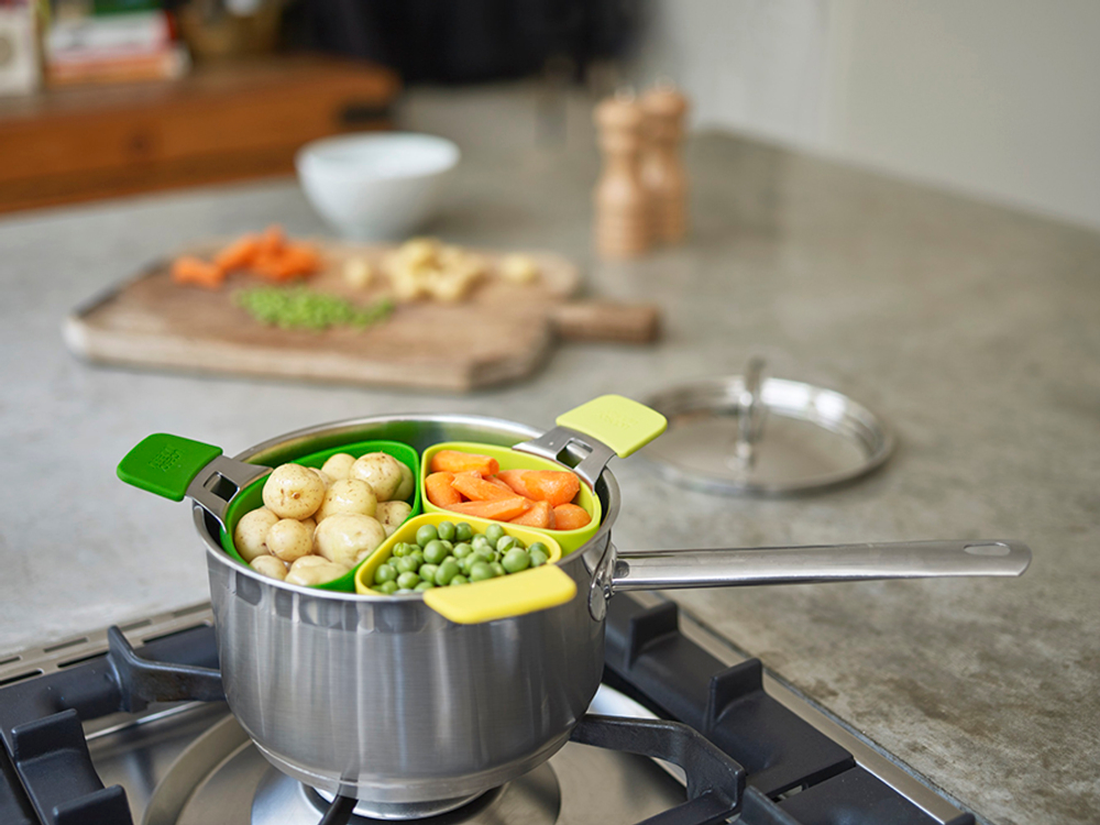 Набор из 3 пароварок для кастрюли Nest компактный Joseph Joseph