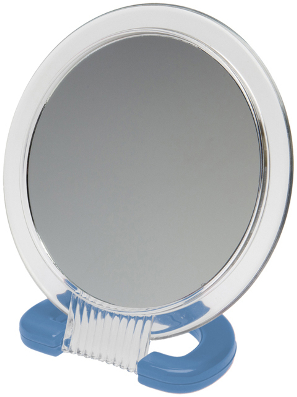 Зеркало настольное в прозрачной оправе Dewal Beauty MR110