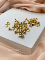 Стразы установочные (хольнитены) золотистые
