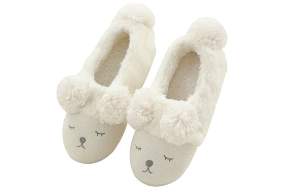 Тапочки FunFur Овечки с задником 7 Белый