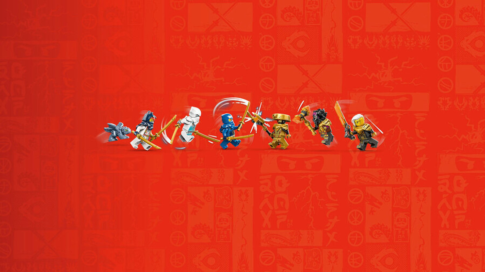 Конструктор LEGO Ninjago 71796 Элементальный Дракон против Робота-императрицы