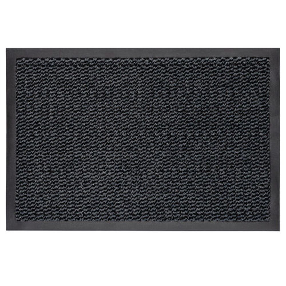 Коврик придверный ИЗНОСОСТОЙКИЙ влаговпитывающий, 60х90 см, ТАФТИНГ, СЕРЫЙ, LAIMA EXPERT, 606883, С30Т0609