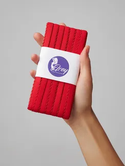 100 641/10 ОПТ Резинка отделочная Lauma Fabrics, 10 мм, красный 100