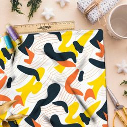 Ткань премиум бифлекс орнаментальные фрески