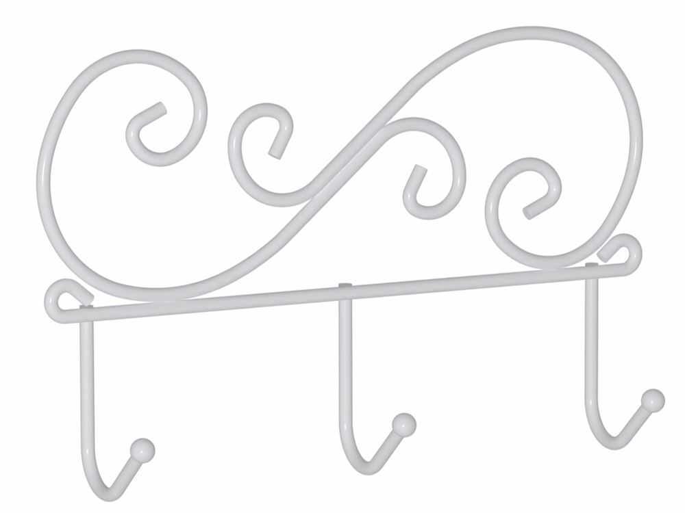 Вешалка "Кружева 3" белая