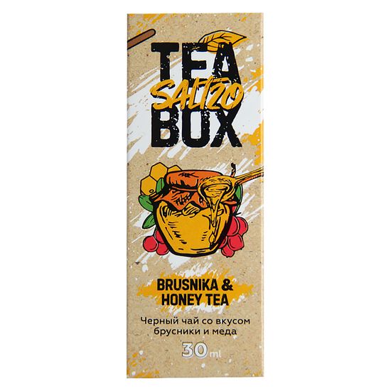Жидкость Tea Box (30 мл, 20 мг STRONG SALT) Brusnika & Honey Tea