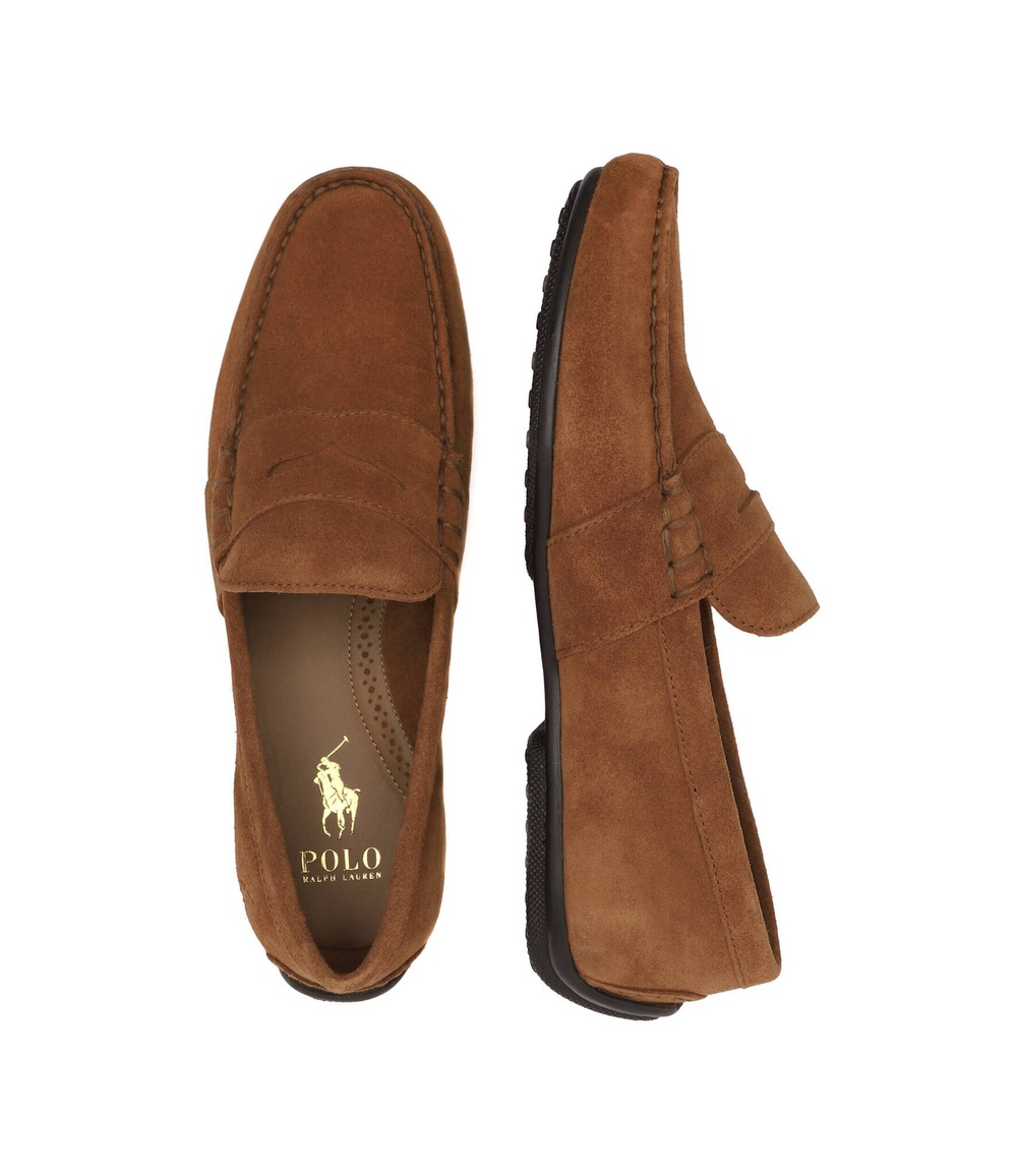 Кожаные мокасины POLO RALPH LAUREN - коричневый(803893741)