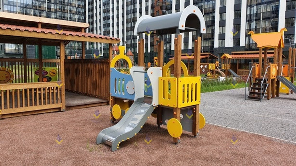 Игровой комплекс Паровозик игровой тип 2