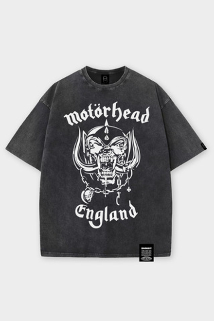 Футболка SHMOT "MOTORHEAD" GARMENT DYE Черный