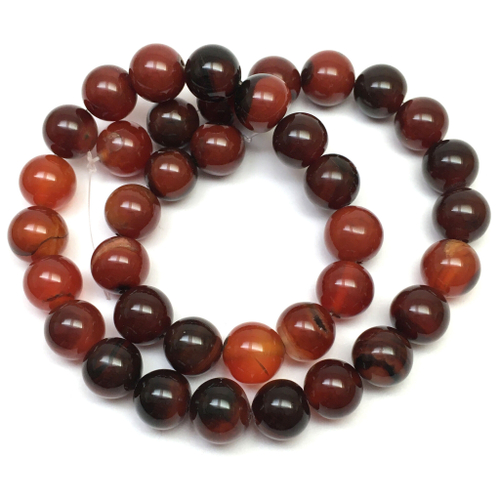 Агат кофейный 10 мм, бусины