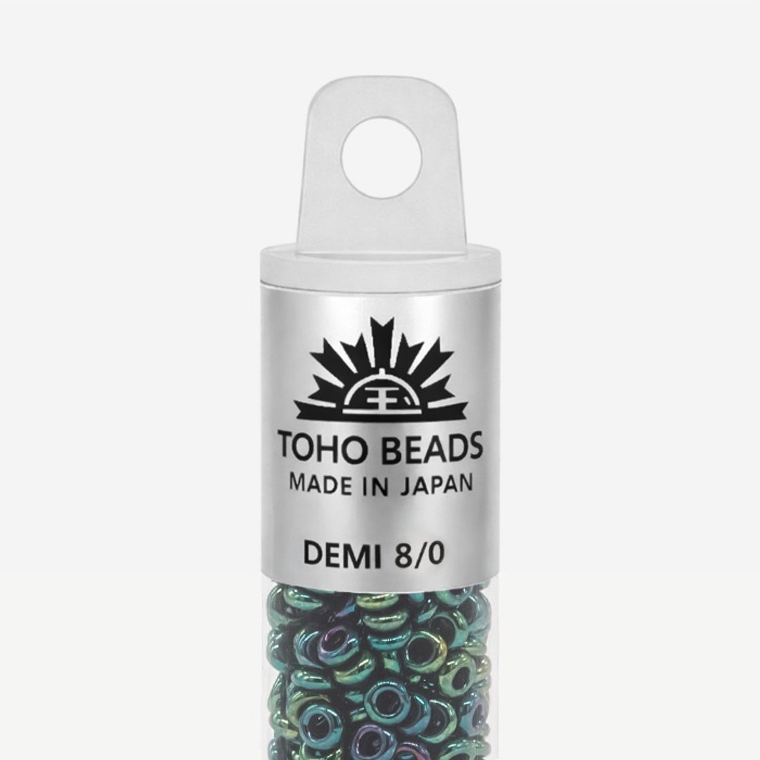 Японский бисер TOHO Demi 8/0 (№506), металлизированный, непрозрачный глянцевый