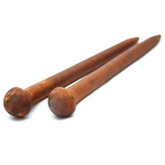 Гигантские Спицы для Толстой Пряжи из Дерева 25мм/300мм Сосна #N11