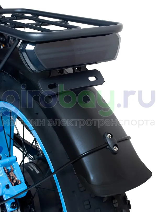 Электровелосипед Minako F11 Pro (48V/20Ah) - Синий обод фото №9