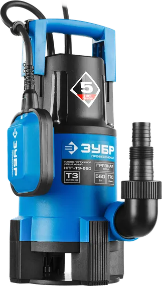 Насос дренажный "ЗУБР" НПГ-Т3-550