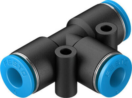 QST-6-100 Тройник с цанговым зажимом