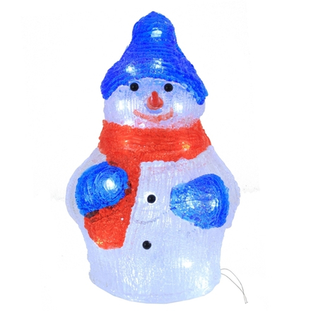 GAEM Изделие декоративное "Снеговик" (работает от сети), L18 W15 H29,5 см