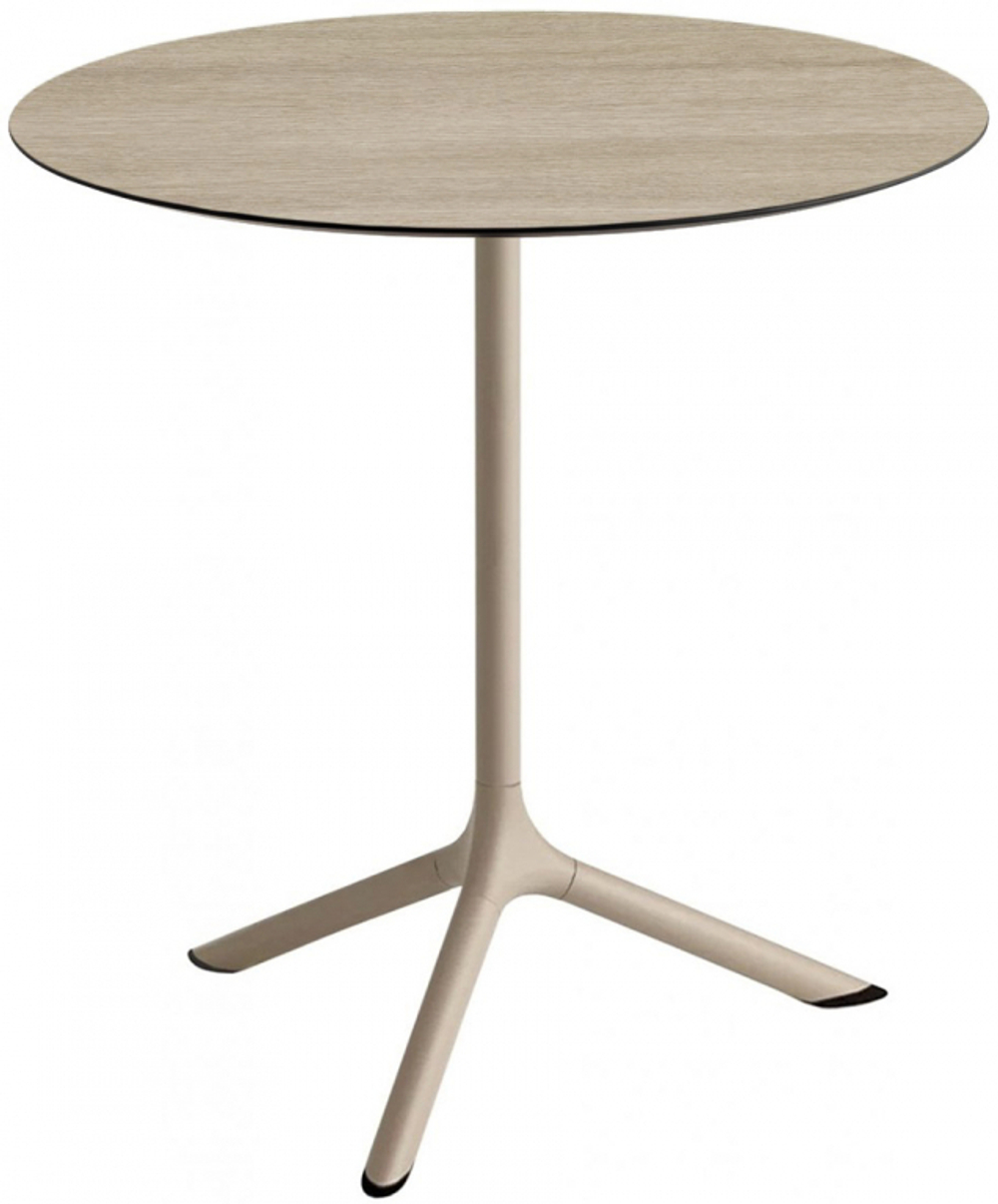 Стол ламинированный обеденный складной Scab Design Tripe Folding, тортора, состаренный дуб тортора