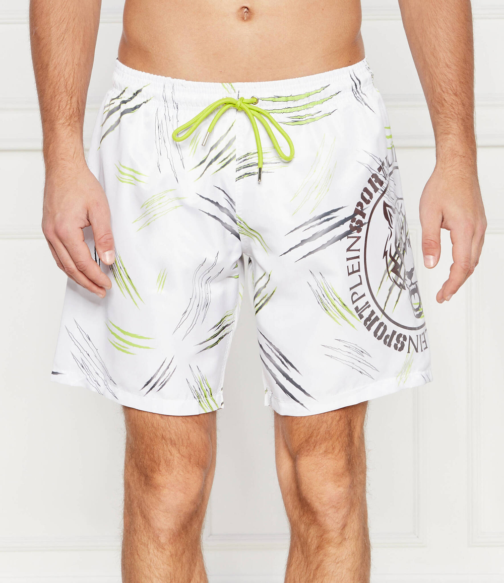 Шорты для плавания Plein Sport - белый(PS24MBL06)