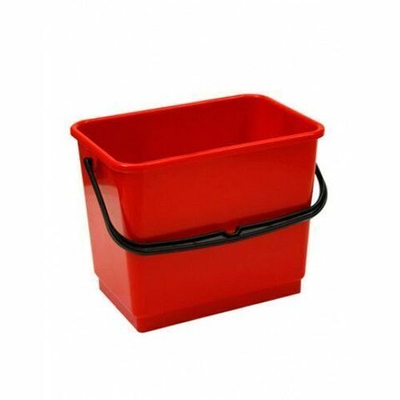 Ведро пластиковое 8 л. красное