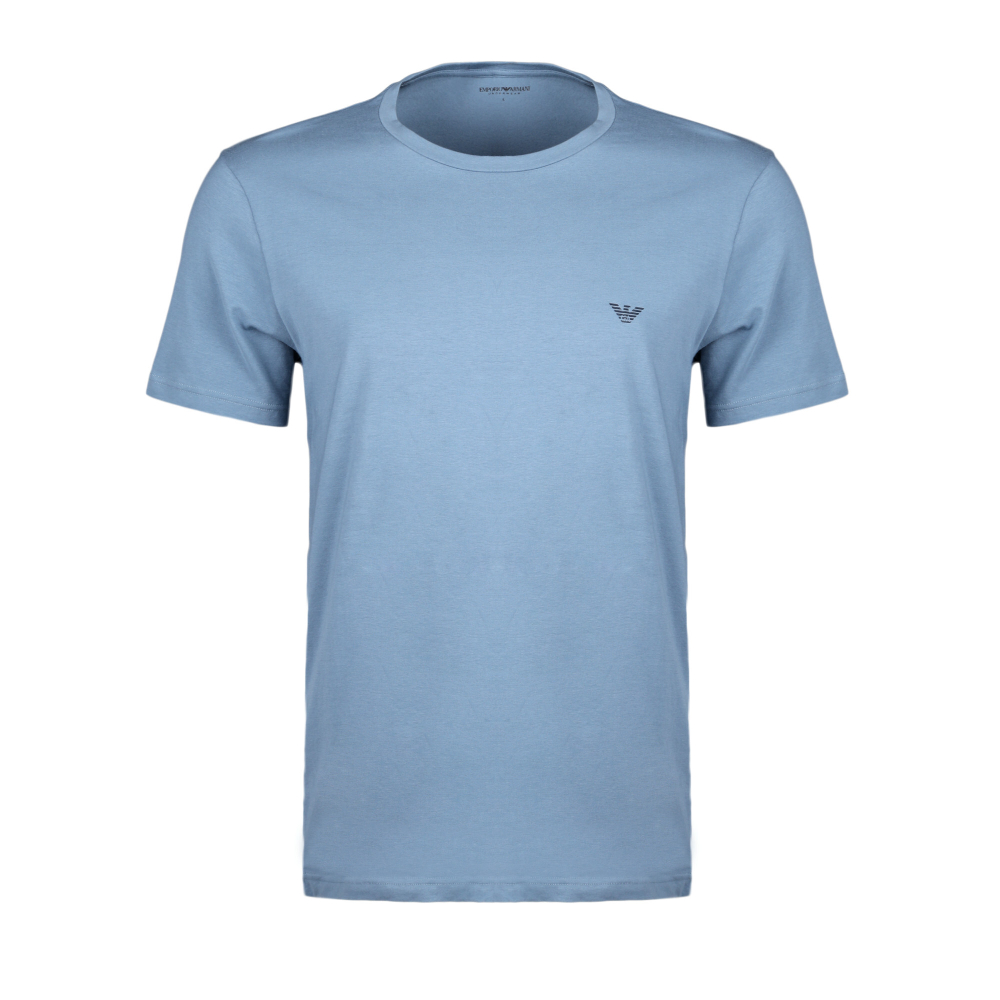 Набор мужских футболок 2в1 (серый, серо-голубой) Emporio Armani 111267_4F720 15349