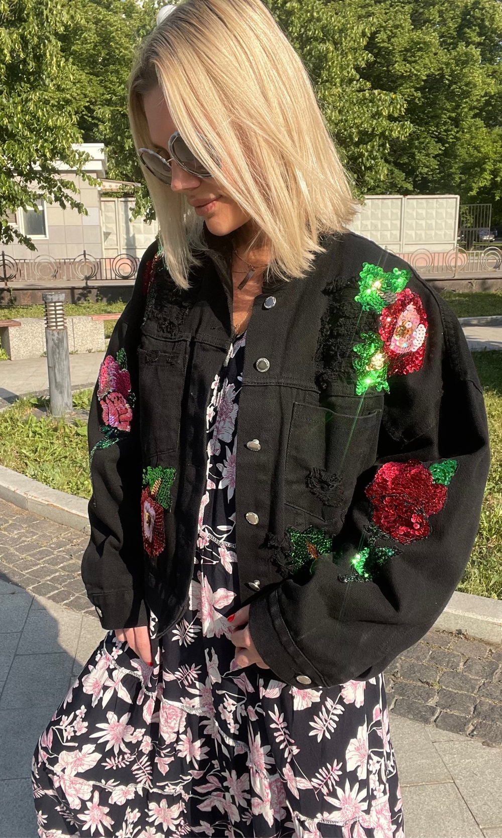 Джинсовая куртка Roses