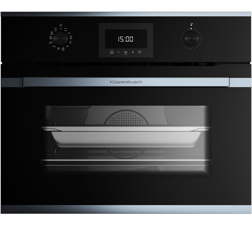 Компактный духовой шкаф с паром Kuppersbusch CBD 6340.0 S1 Stainless Steel
