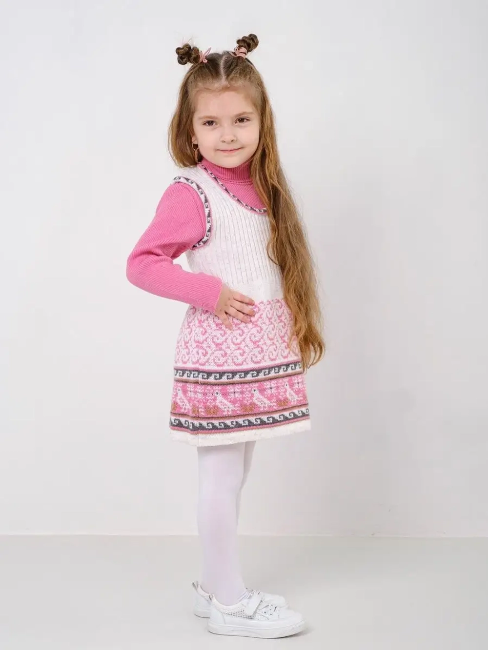 Сарафан вязаный