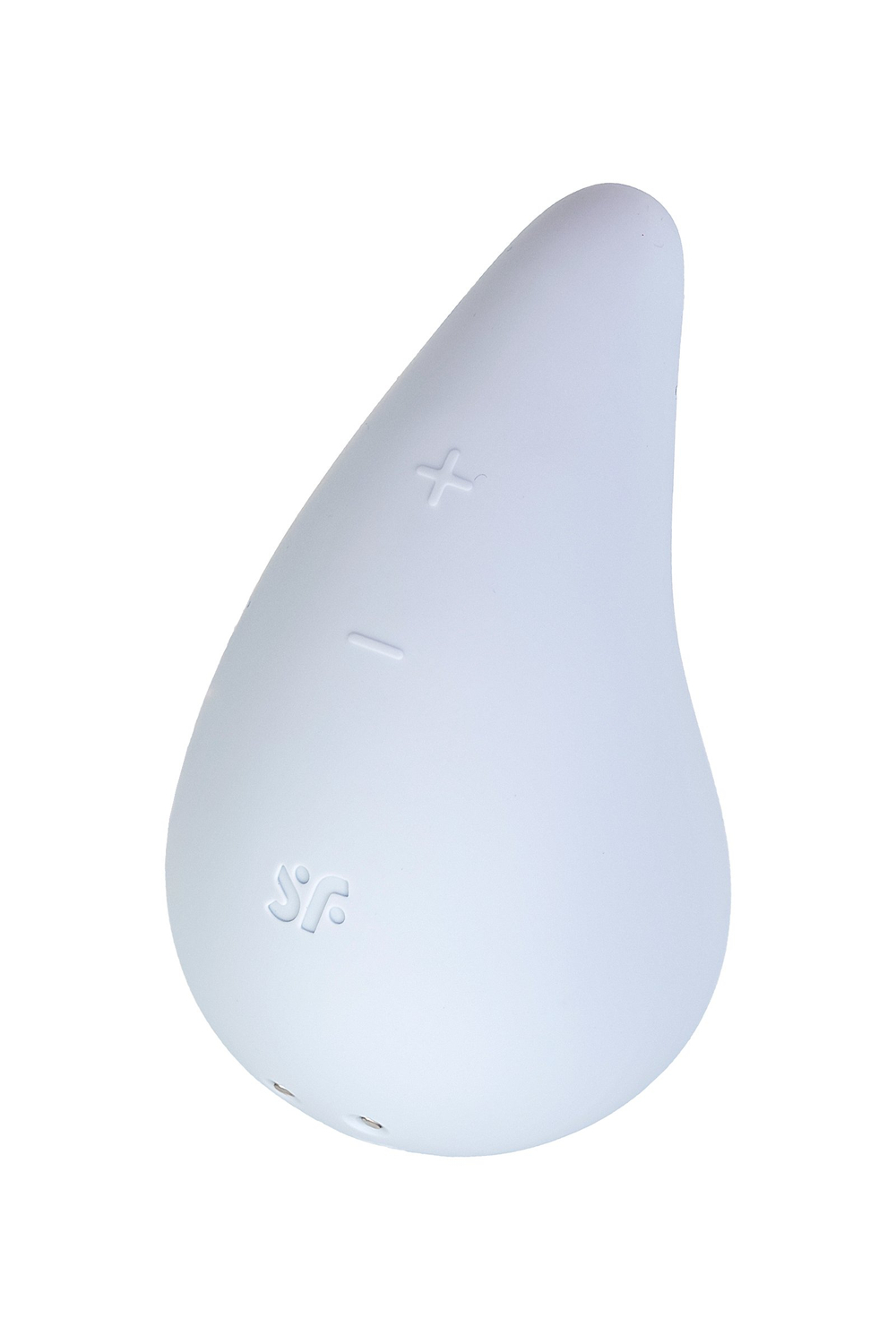Вибромассажер Satisfyer Dew Drop, силикон, голубой, 8,1 см