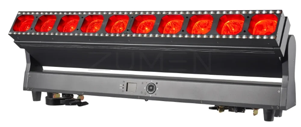 PL-L700M — LED Moving Bar 10×60 Вт RGBW с зумом 2,8°–46°