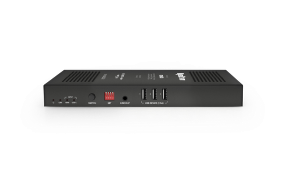 Wyrestorm SW-120-TX3 - HDBaseT 3.0 передатчик HDMI2.0 по витой паре до 100 м (4К@60 4:4:4). Поддержка USB-C (питание до 60 Вт) HDCP2.3, USB, де-эмбендинг аудио, PoH (2 напр.). Управление: RS-232