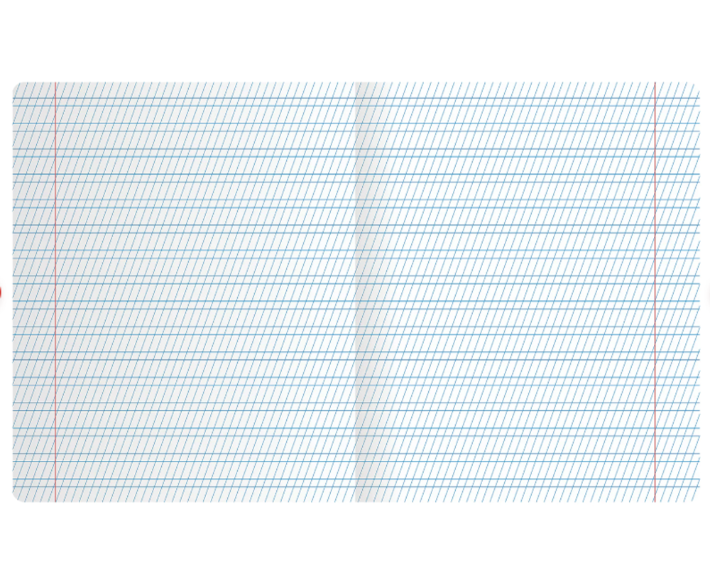 Тетрадь УЧУСЬ ПИСАТЬ № 2 12 л. частая косая линия, со справочным материалом, ЮНЛАНДИЯ, 404852