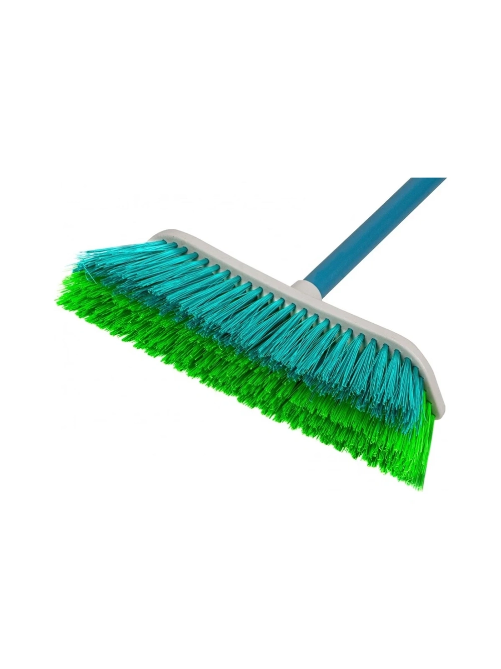 Пластмассовая щетка для подметания PALISAD Home с комбинированной щетиной, 27 см, с черенком 120 cм 935645