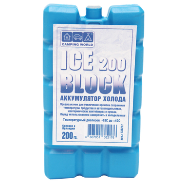 Аккумулятор холода CW Iceblock 200cc 138217 для изотерм.сумок и контейнеров (объем 200г)