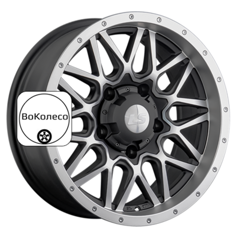 8x17/5x150 ET0 D110,1 1341 MBF (конус, Колпак+лого) LS